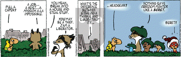 Over the Hedge on Monday November 23, 2009 Comic Strip