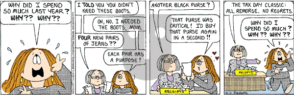 Cathy Classics - Monday April 15, 2002 Comic Strip