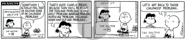 Peanuts on Tuesday August 10, 1971 Comic Strip