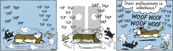 Fred Basset on Thursday March 10, 2011 Comic Strip