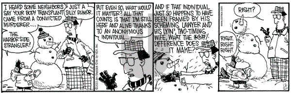 Monty on Saturday December 20, 2003 Comic Strip