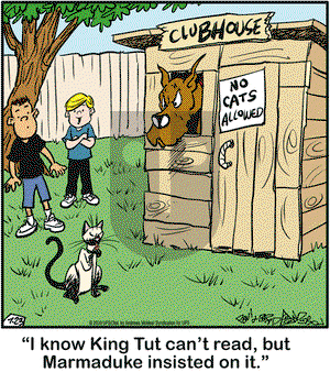 Marmaduke on Thursday July 23, 2020 Comic Strip