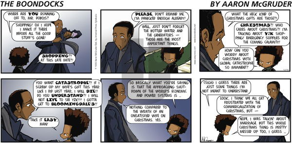 The Boondocks on Sunday December 19, 1999 Comic Strip