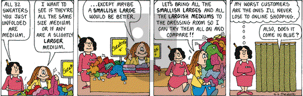 Cathy Classics on Wednesday October 6, 1999 Comic Strip