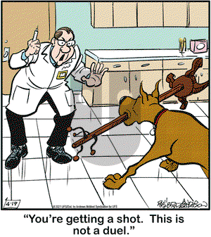 Marmaduke on Monday April 19, 2021 Comic Strip