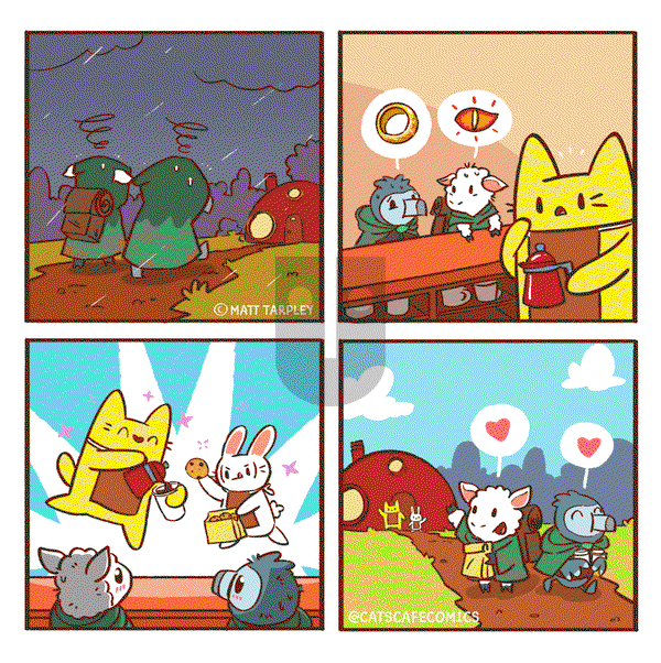 Cat's Cafe on Monday February 20, 2023 Comic Strip