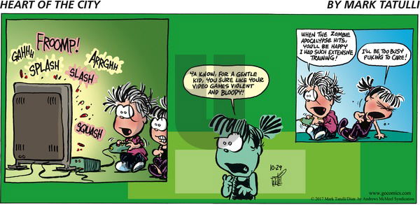 Heart of the City on Sunday October 29, 2017 Comic Strip