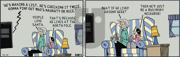 Grand Avenue on Thursday December 14, 2023 Comic Strip