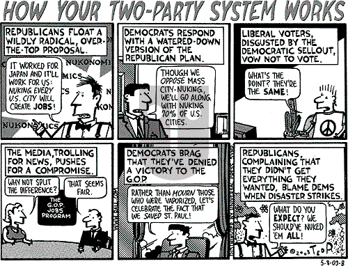 Ted Rall - Thursday May 8, 2003 Comic Strip