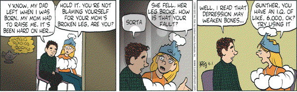 Luann on Wednesday April 1, 2009 Comic Strip