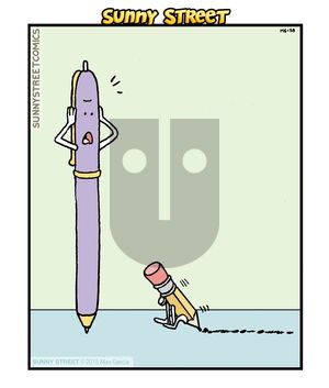 Sunny Street on Monday April 11, 2016 Comic Strip