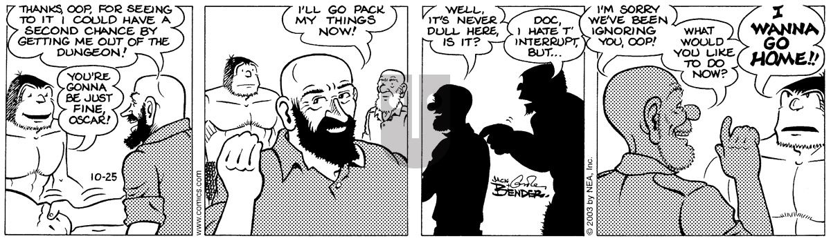 Alley Oop - Saturday October 25, 2003 Comic Strip