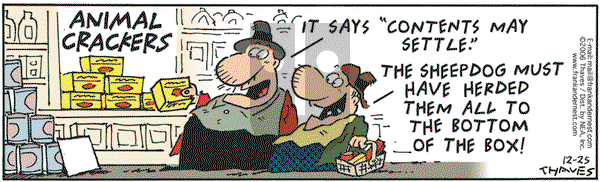 Frank and Ernest on Monday December 25, 2006 Comic Strip