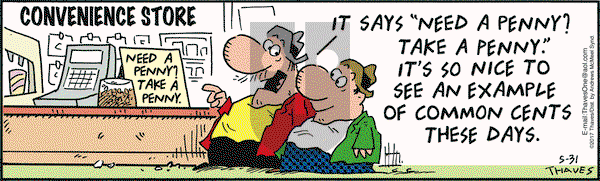 Frank and Ernest on Wednesday May 31, 2017 Comic Strip