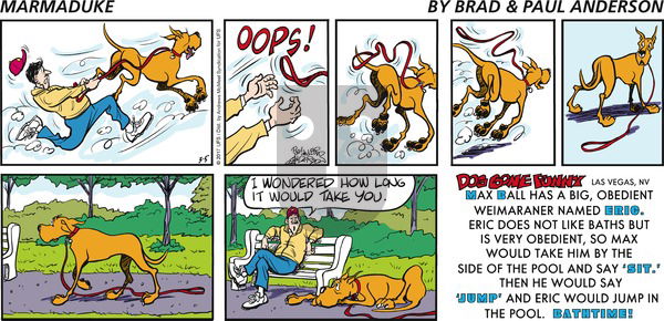 Marmaduke on Sunday March 5, 2017 Comic Strip