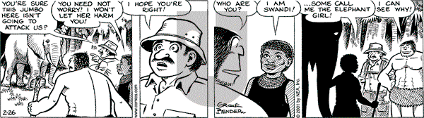 Alley Oop on Monday February 26, 2001 Comic Strip