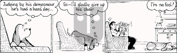 Fred Basset on Thursday January 31, 2008 Comic Strip