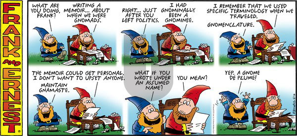 Frank and Ernest on Sunday April 13, 2025 Comic Strip