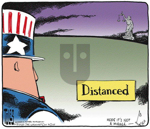 Tom Toles on Tuesday June 2, 2020 Comic Strip