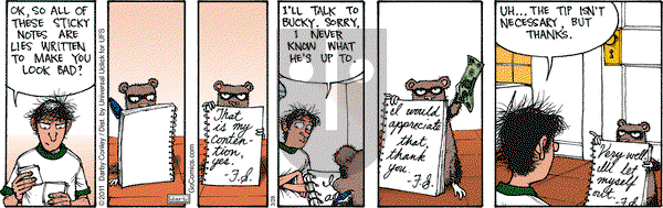 Get Fuzzy on Thursday March 28, 2013 Comic Strip