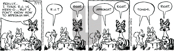 Over the Hedge on Tuesday July 11, 1995 Comic Strip