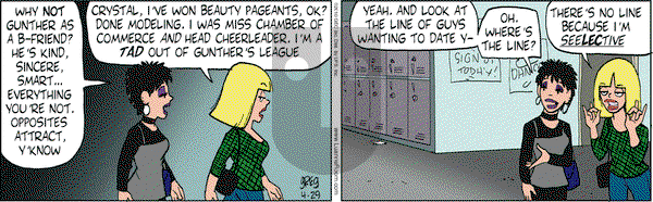 Luann on Thursday April 29, 2010 Comic Strip