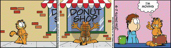 Garfield - Thursday February 9, 2012 Comic Strip