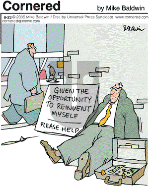 Cornered on Tuesday August 23, 2005 Comic Strip