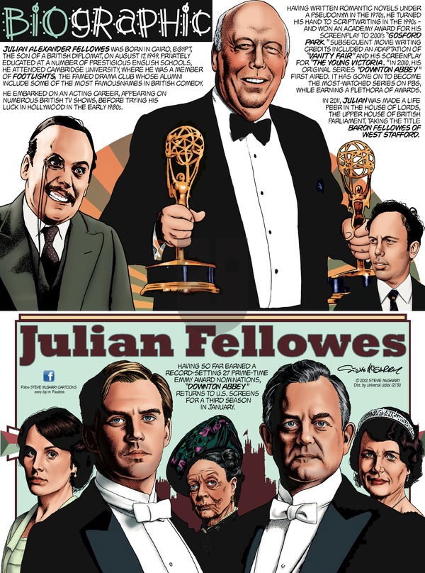 Biographic on Sunday December 30, 2012 Comic Strip