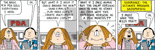 Cathy Classics - Tuesday January 8, 2002 Comic Strip