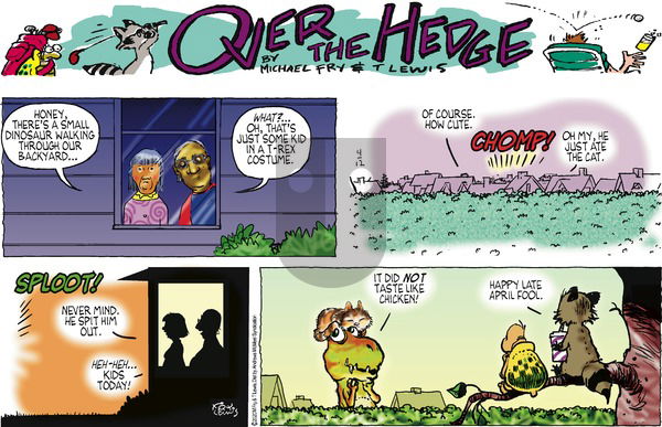 Over the Hedge on Sunday April 12, 2020 Comic Strip