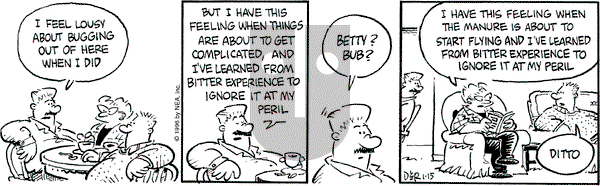 Betty on Monday January 15, 1996 Comic Strip