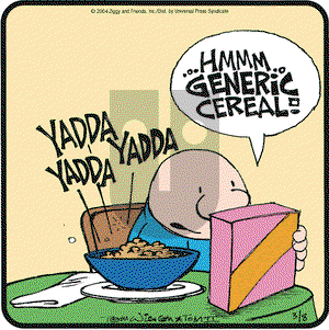 Ziggy on Monday March 8, 2004 Comic Strip