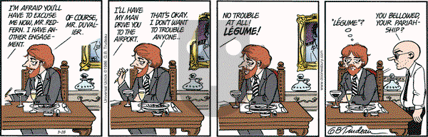 Doonesbury on Monday March 28, 2016 Comic Strip