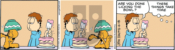 Garfield - Friday June 18, 2010 Comic Strip