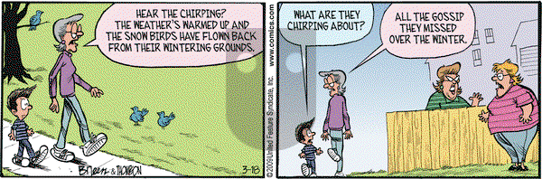 Grand Avenue on Wednesday March 18, 2009 Comic Strip