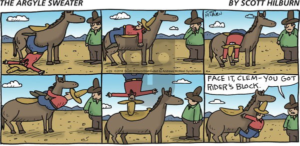 The Argyle Sweater on Sunday April 29, 2018 Comic Strip