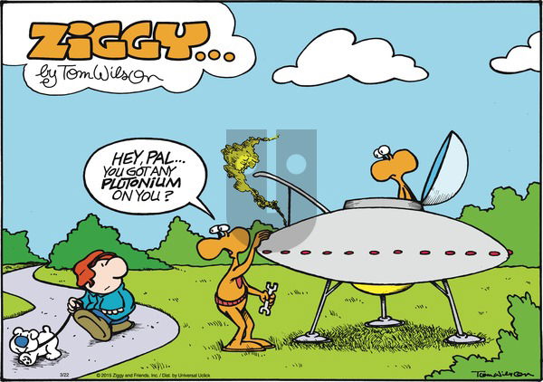 Ziggy on Sunday March 22, 2015 Comic Strip