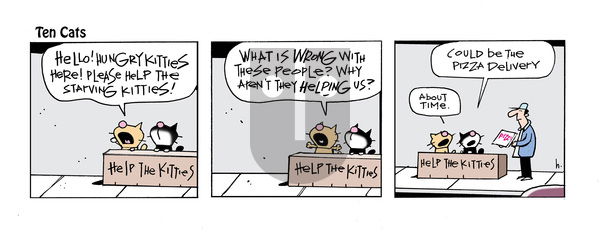 Ten Cats on Thursday June 5, 2025 Comic Strip