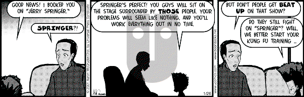 The Boondocks - Friday January 26, 2001 Comic Strip