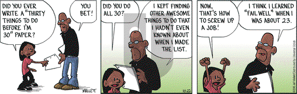 Frazz on Saturday October 22, 2016 Comic Strip