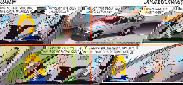 Luann on Sunday April 27, 2003 Comic Strip