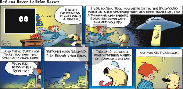 Red and Rover on Sunday September 14, 2014 Comic Strip