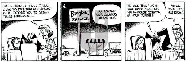 Grand Avenue on Wednesday November 17, 1999 Comic Strip