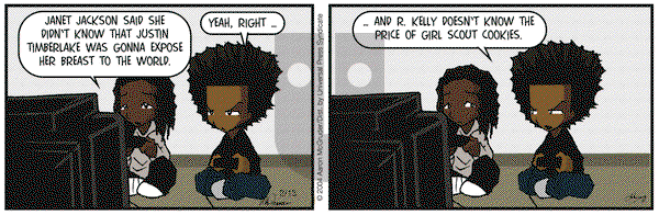 The Boondocks on Saturday March 20, 2004 Comic Strip