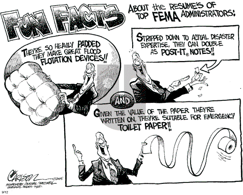 Stuart Carlson on Monday September 12, 2005 Comic Strip