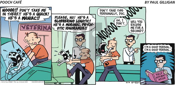 Pooch Cafe - Sunday October 19, 2014 Comic Strip