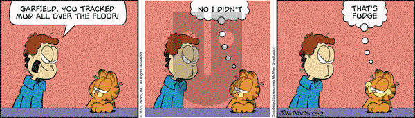 Garfield - Saturday December 2, 2023 Comic Strip