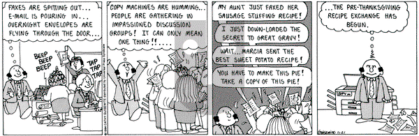 Cathy Classics on Monday November 21, 1994 Comic Strip