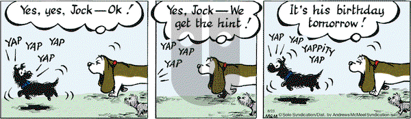 Fred Basset on Monday August 23, 2021 Comic Strip